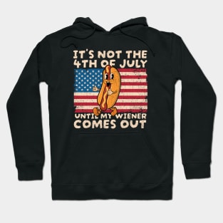 4th of july - weiner retro Hoodie